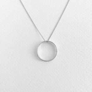 Kam ring silver necklace
