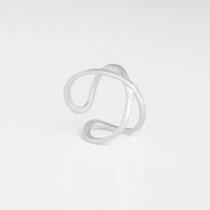 A Kind of Magic Cross Infinite Ring Silver
