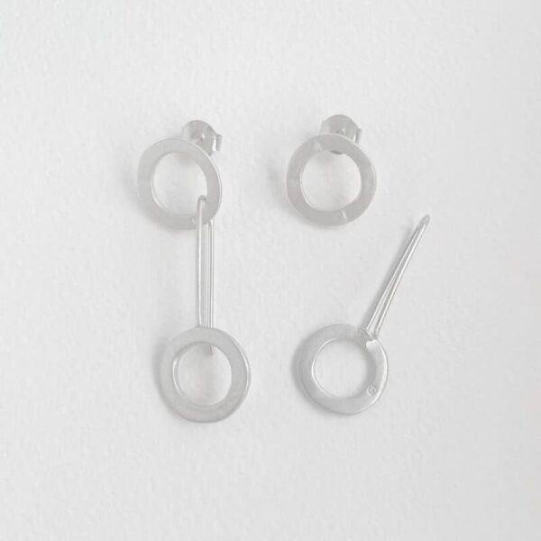 Aretes Day into Night silver Earrings