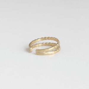 Camu Double Ring Gold