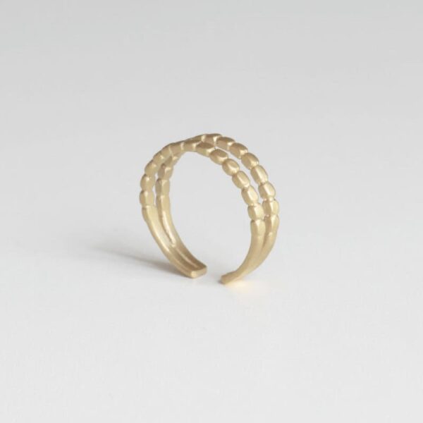 Camu Double Ring Gold