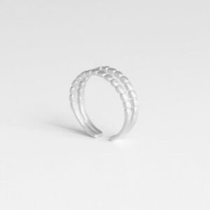 Camu Double Ring Silver