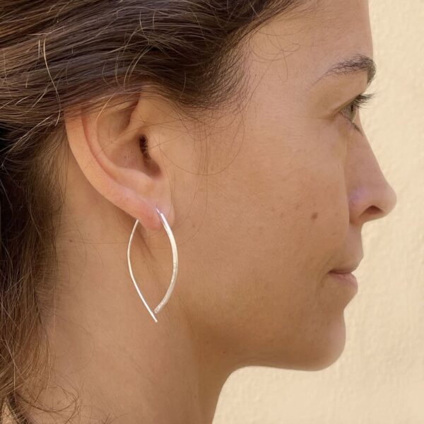 Gala M hoop earrings silver lady