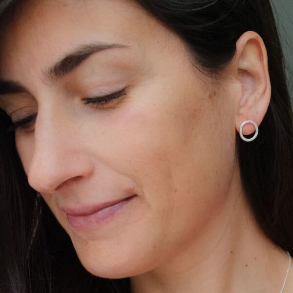 Insieme circle earrings silver lady