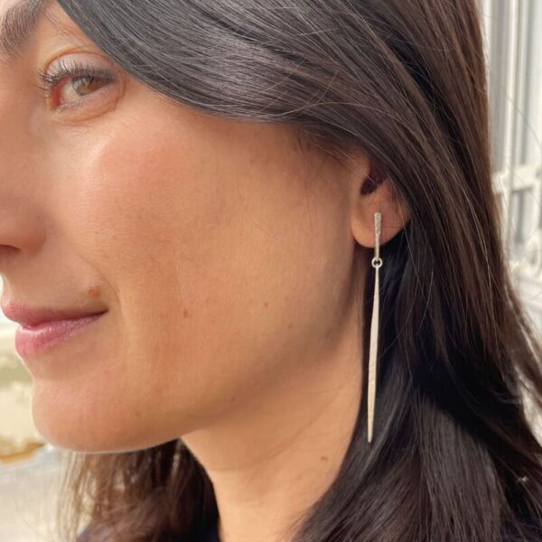 Kam XL two parts earrings silver lady