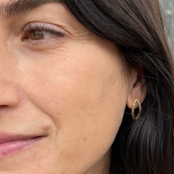 Maria M Earrings Gold Lady