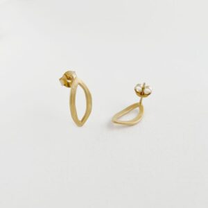 Maria M Earrings gold