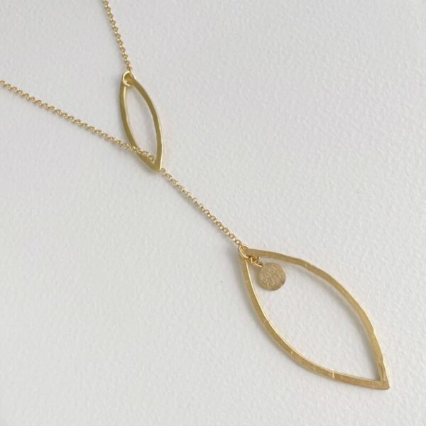 Maria long necklace gold