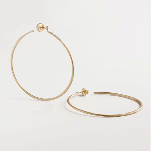 Mir XL Hoop Earrings Gold