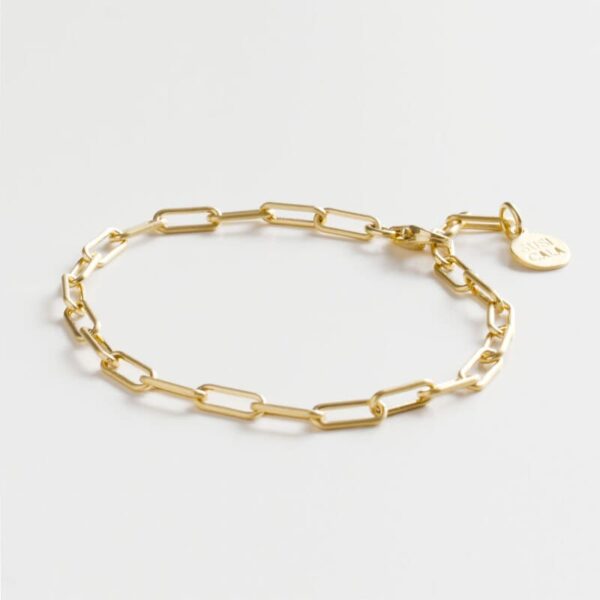 Rock and Soul Chain Bracelet Gold