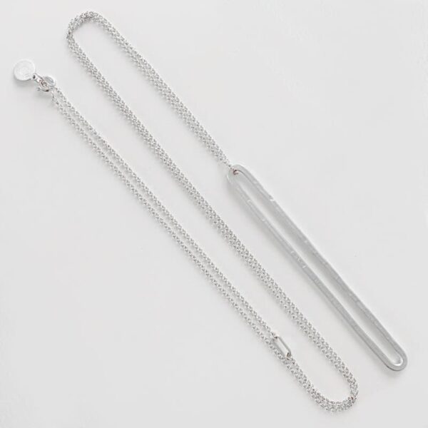Rock and Soul Long Necklace Silver