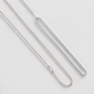 Rock and Soul Long Necklace Silver