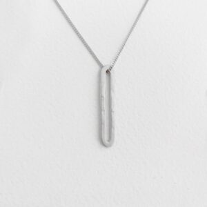Rock and Soul M Pendant Silver