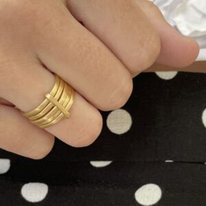 Sophie 5Mix Ring Gold lady