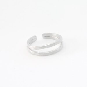 Sophie Double Ring Silver