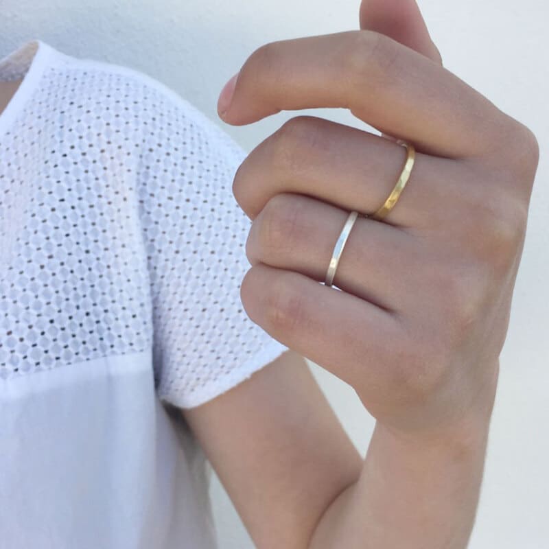 Sophie Simple Ring Silver - Susi Cala Jewelry