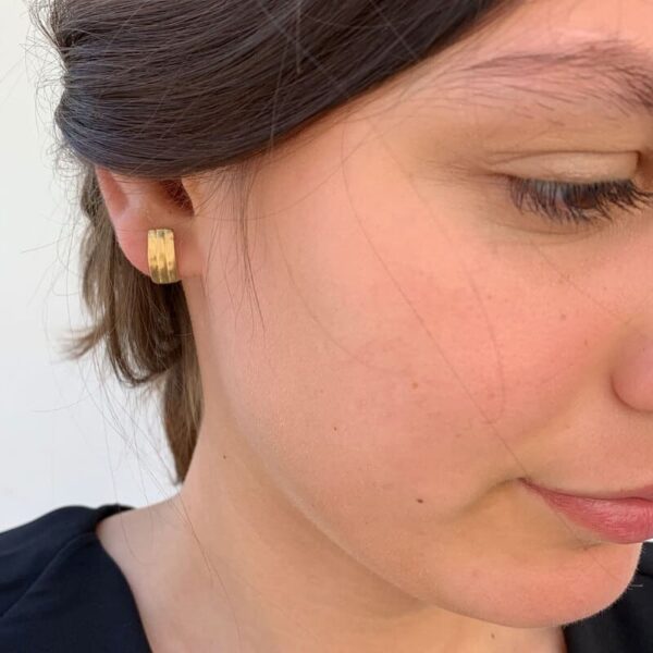 Sophie Triple M Earrings Gold Lady