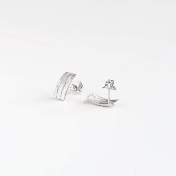 Sophie Triple M Earrings Silver