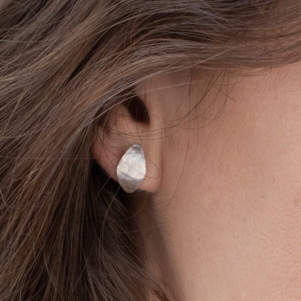 Spring moon earrings silver lady