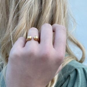 Teardrop Ring Gold Lady