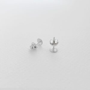 Tinny Twins earrings Silver