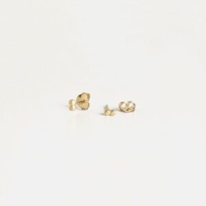 camu mini earrings gold