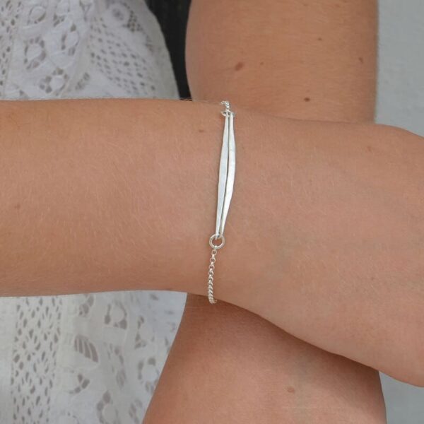 kam double stick bracelet silver lady