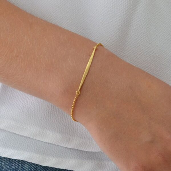 kam thin stick bracelet gold lady