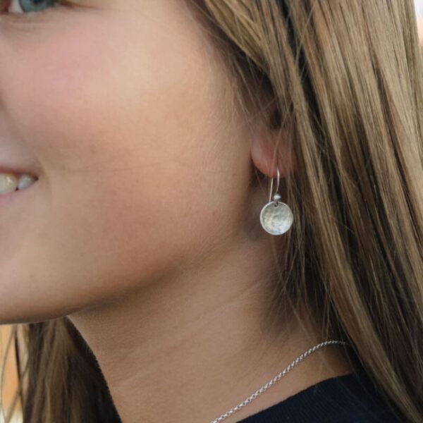 moon S Hippies earrings silver lady