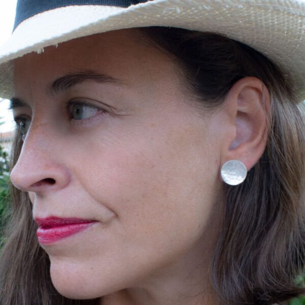 moon earrings silver lady
