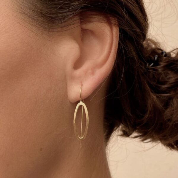 Marine M hippies earrings gold lady
