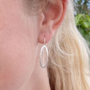 Marine M hippies earrings silver lady