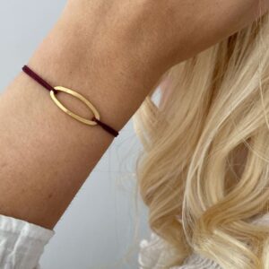 Marine M Nylon Bracelet Gold