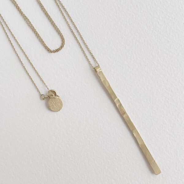 Bretagne Stick Long Necklace Gold