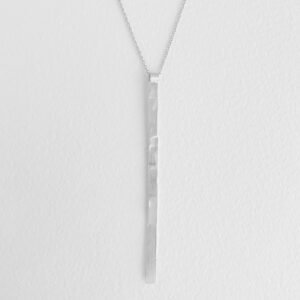 Bretagne Long Stick Necklace Silver