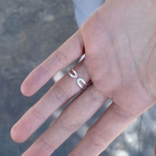 Rock and Soul Thin Ring Silver