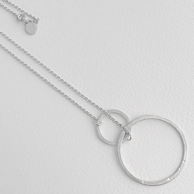 La Cala M Long Necklace Silver