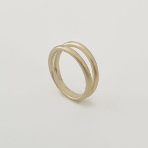 London Double ring Gold