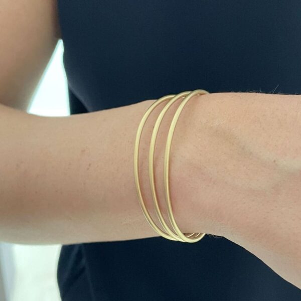 London Triple Bangle Gold