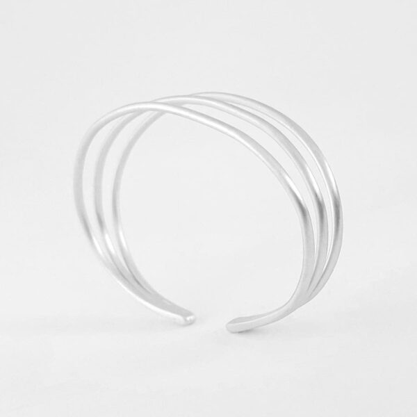 London triple Bangle Silver