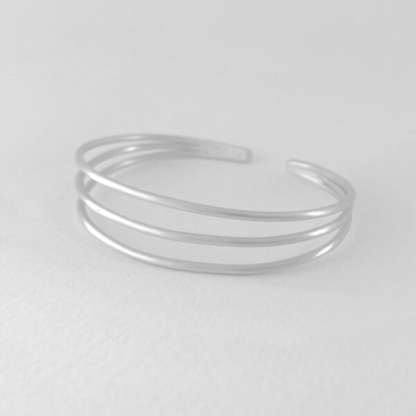 London Triple Bangle Silver