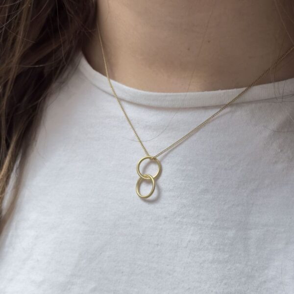 london twin S necklace gold