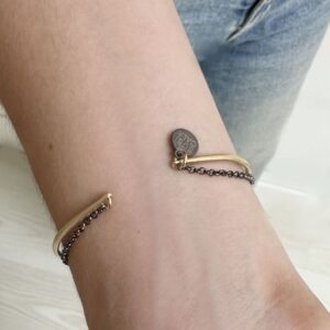 Kam Chain bracelet gold ruthenium