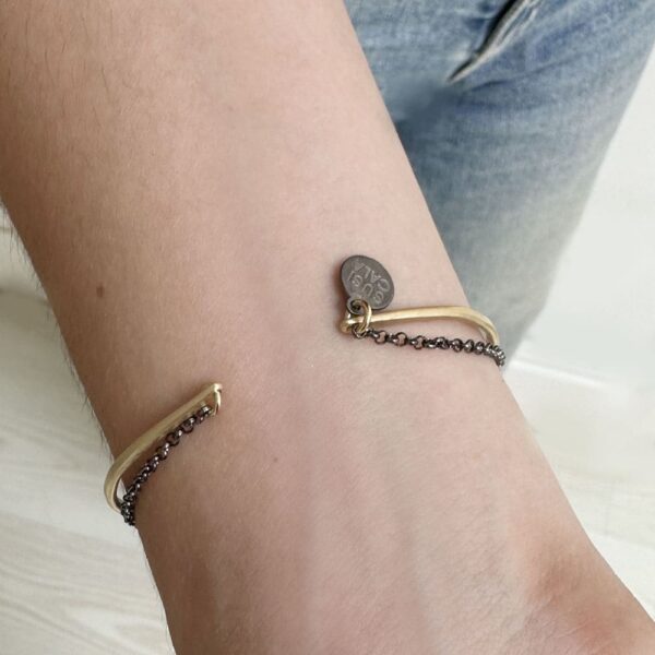 Kam Chain bracelet gold ruthenium