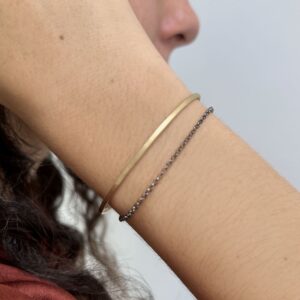 Kam Chain bracelet gold ruthenium