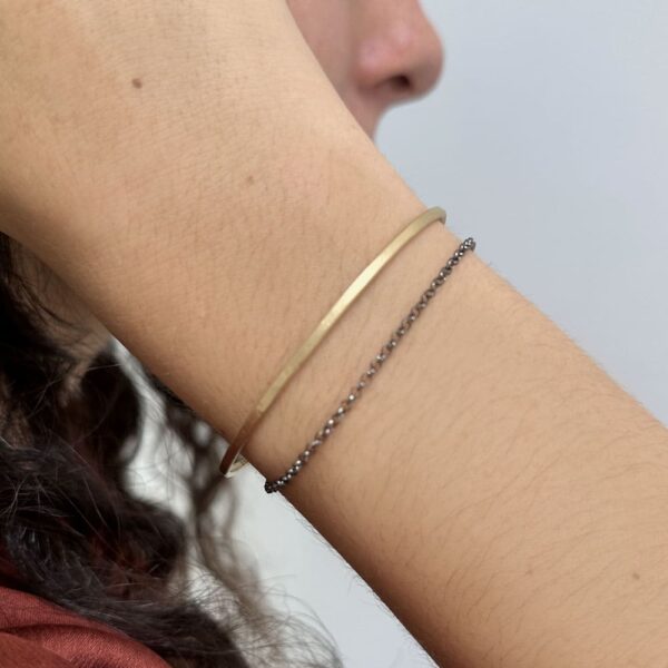 Kam Chain bracelet gold ruthenium