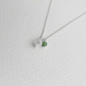 Solitaire pendant silver