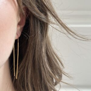 Paris Lisbon Long Earrings Gold