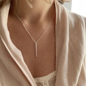 Paris Stick Pendant silver