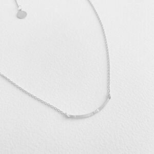 Paris U Necklace Silver